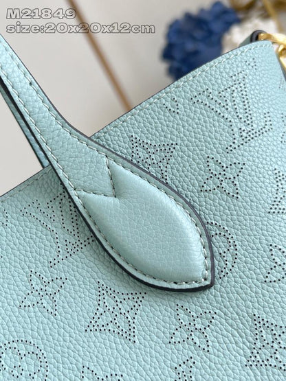 Woven Leather Top Handle Bag