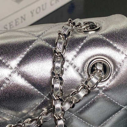 Gold Top Handle Bag