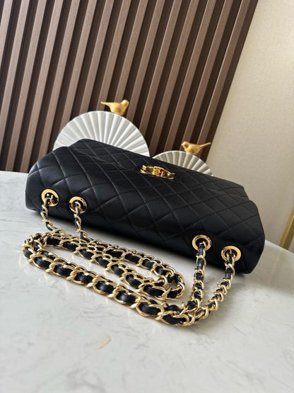 Calfskin Top Handle Bag