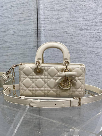 Arco Lambskin Top Handle Bag