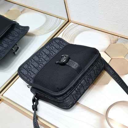 Modern Stylish Black Printed Crossbody Bag