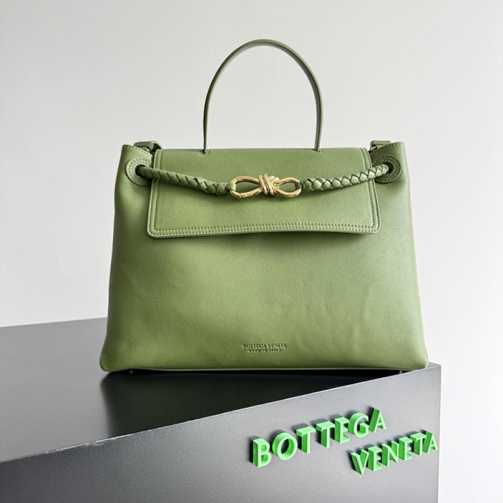 Leather Top Handle Bag