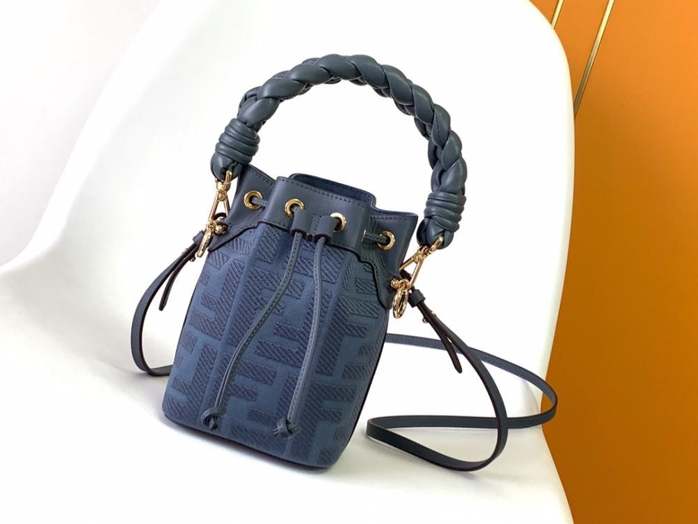 Embroidered Bucket Bag