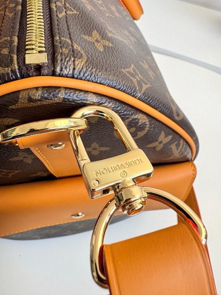 Keepall Monogram Leather Travel Bag