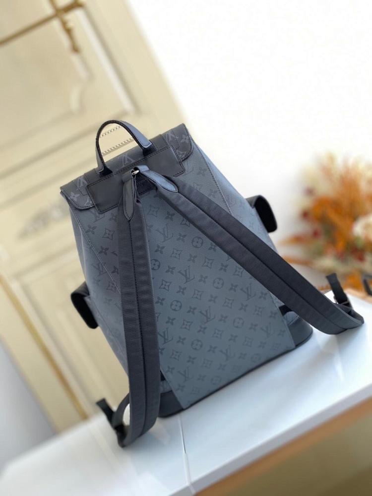Modern Italian-Inspired Black Canvas Backpack