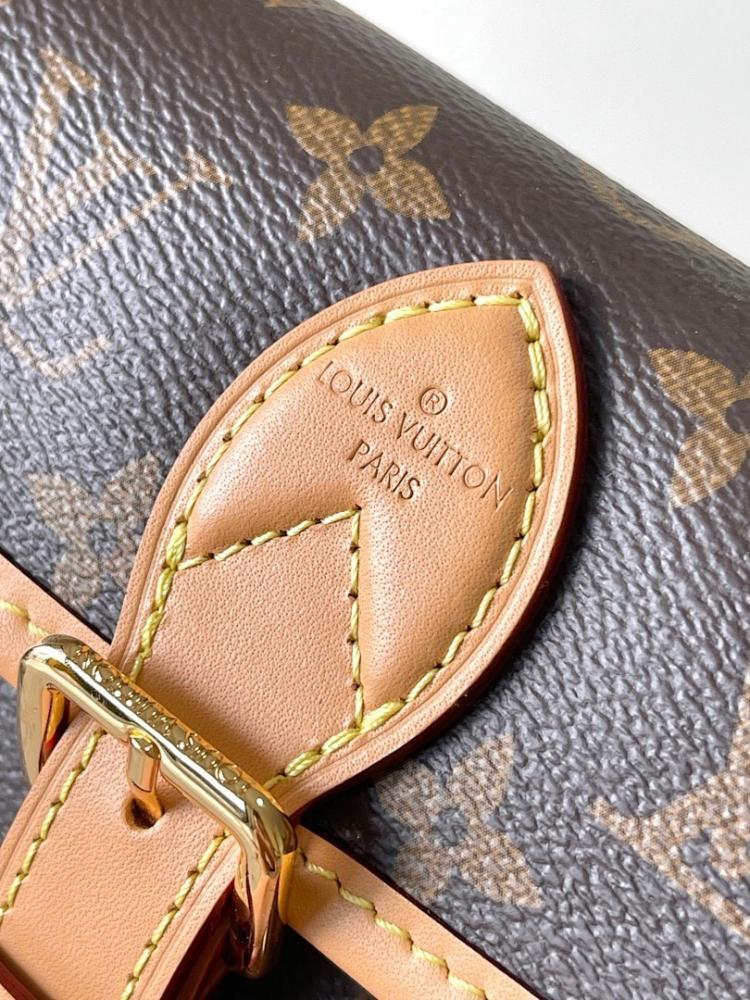 Diane Monogram Leather Crossbody Bag