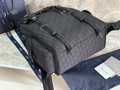 Modern Black Printed Leather Top Handle Bag – Special Edition