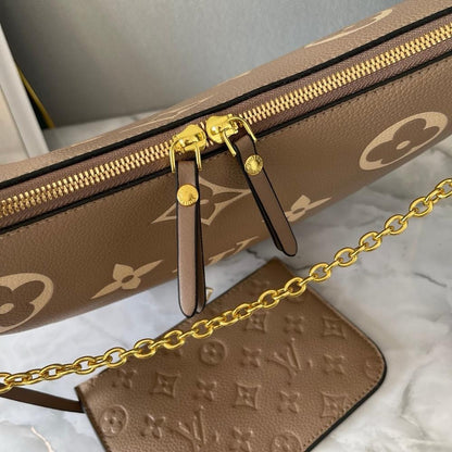 Stylish Refined Leather Shoulder Bag