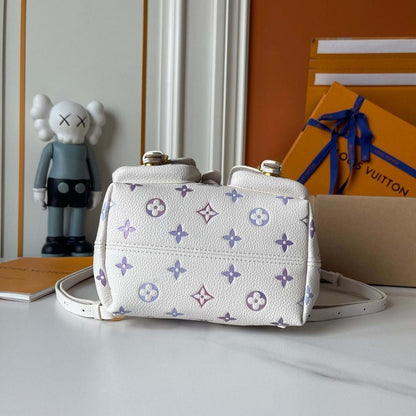 Modern Luxury Woven Leather Top Handle Bag