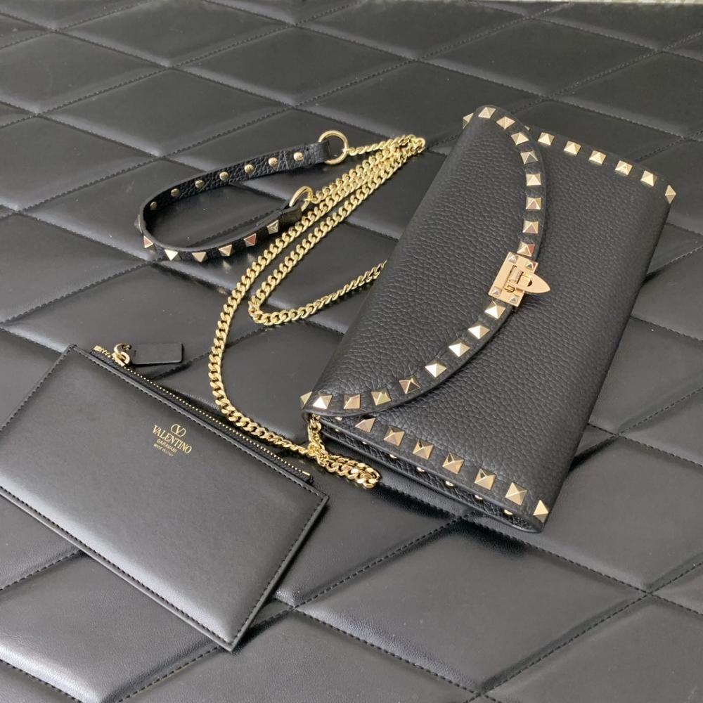 Studded Leather Crossbody Bag
