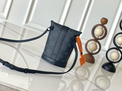 Modern Italian-Inspired Canvas Top Handle Bag
