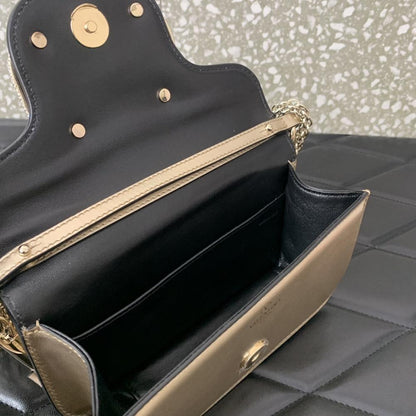 Crystal-Embellished Calfskin Wallet