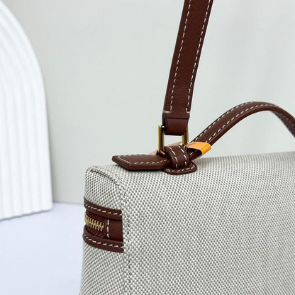 Modern Gold Canvas Shoulder Bag – Special Edition