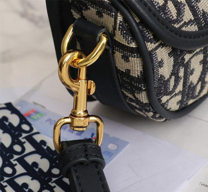 Modern Gold Calfskin Shoulder Bag