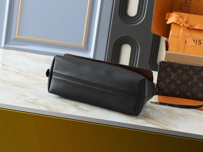 Elegant Stylish Monogram Leather Messenger Bag