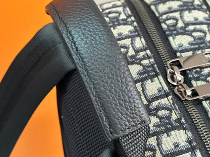 Luxury Stylish Black Quilted Jacquard Top Handle Bag
