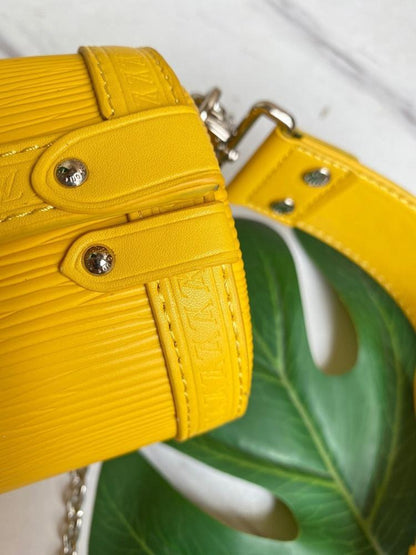 Alma Studded Jacquard Shoulder Bag