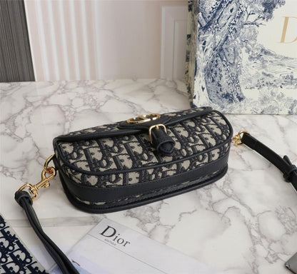 Modern Gold Calfskin Shoulder Bag
