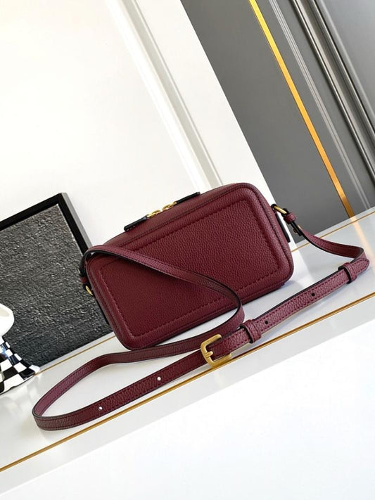 Stylish Refined Leather Crossbody Bag