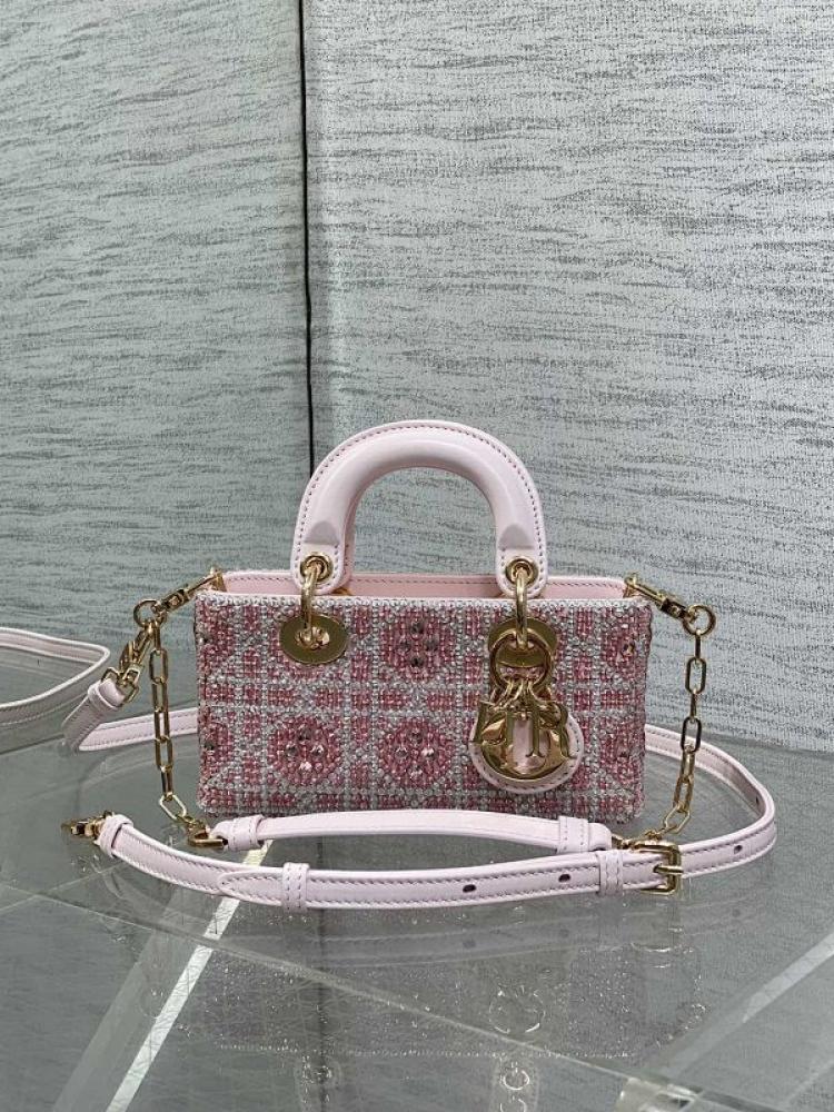 Embroidered Top Handle Bag
