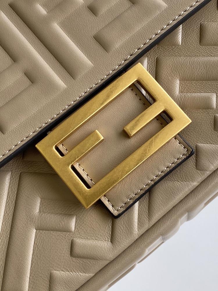 Gold Leather Crossbody Bag
