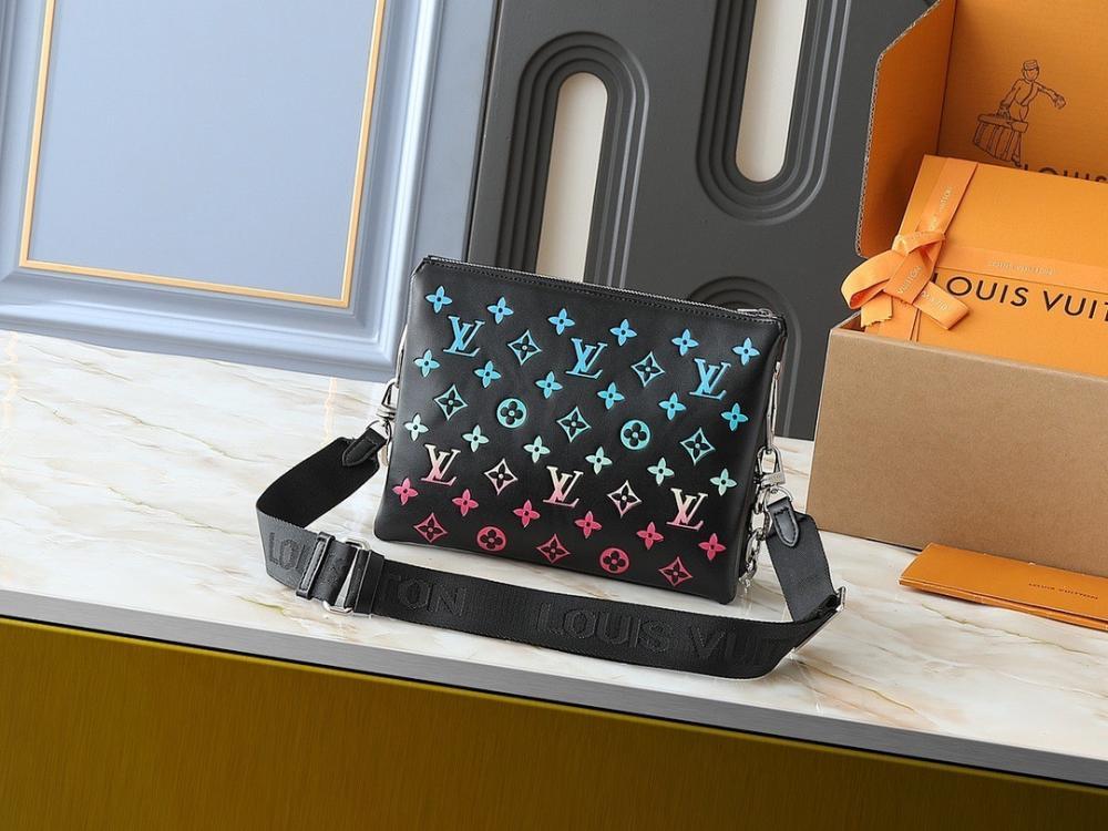 Baguette Monogram Lambskin Shoulder Bag