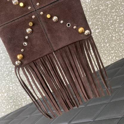 Alma Studded Leather Crossbody Bag