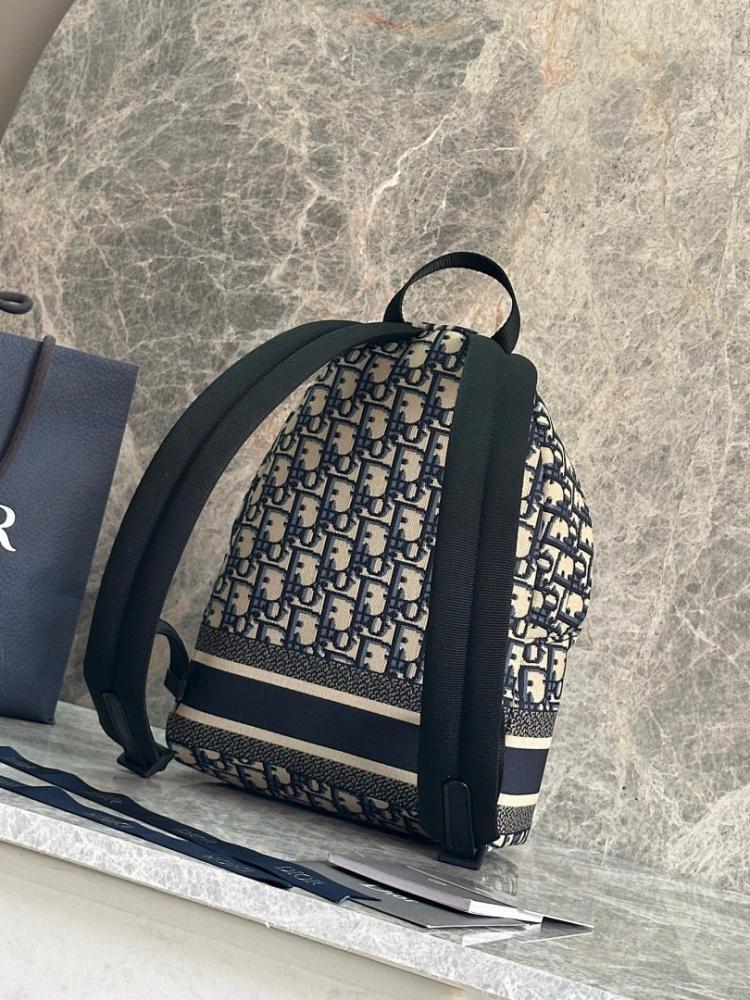 Modern Stylish Monogram Canvas Backpack