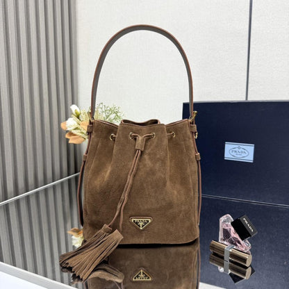 Leather Bucket Bag