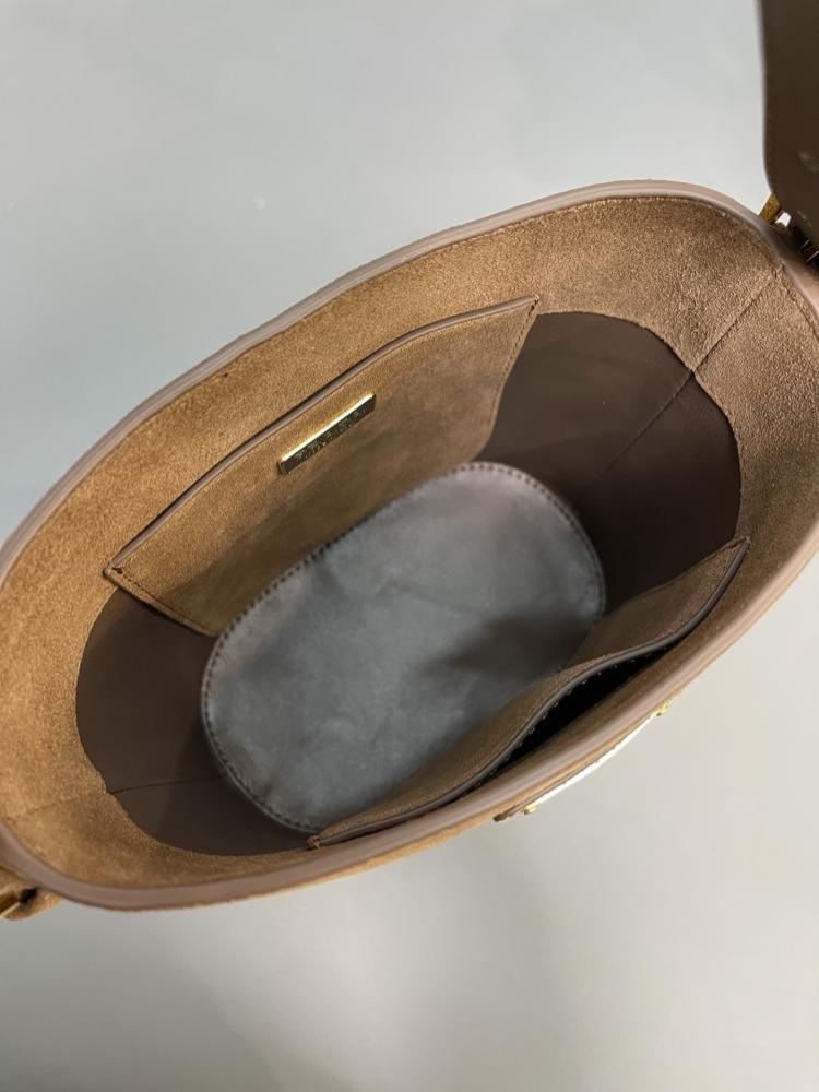 Suede Bucket Bag