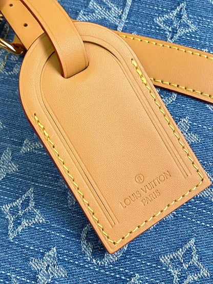 Keepall Woven Leather Travel Bag