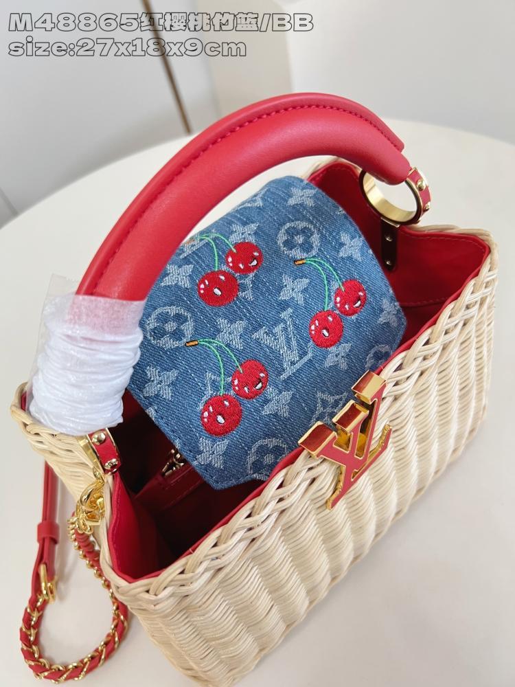 Woven Top Handle Bag
