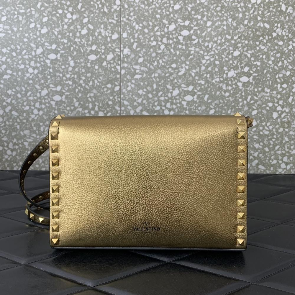 Studded Calfskin Crossbody Bag