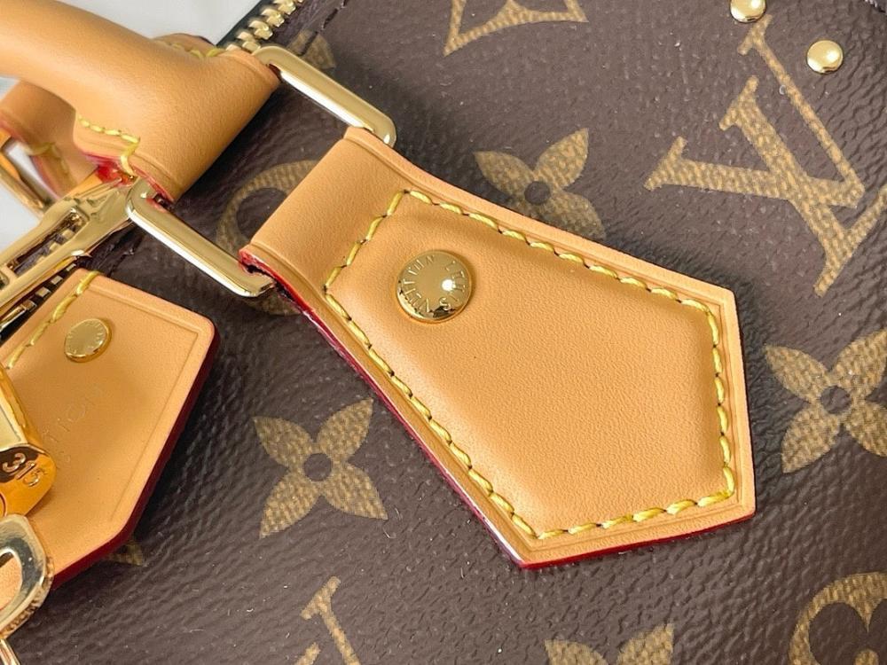 Modern Black Monogram Leather Crossbody Bag