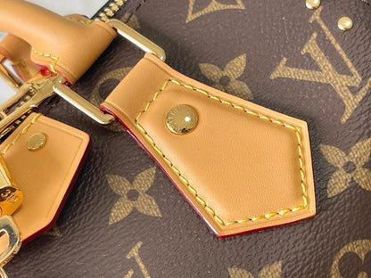 Modern Black Monogram Leather Crossbody Bag