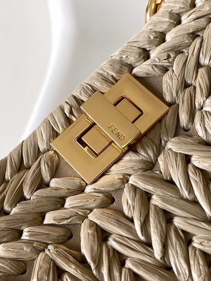 Woven Raffia Wallet