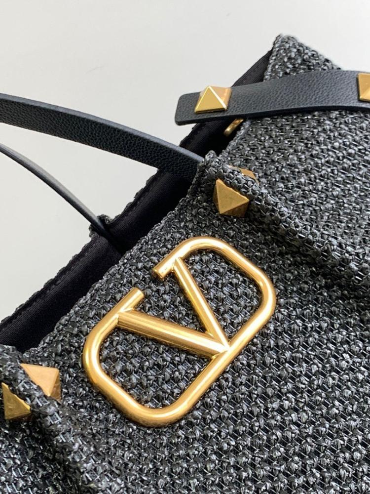 Modern Stylish Brown Woven Raffia Shoulder Bag