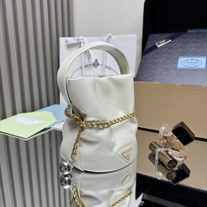 Leather Bucket Bag
