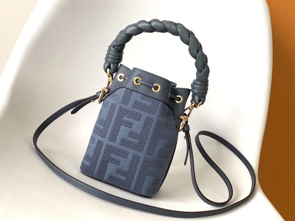 Embroidered Bucket Bag