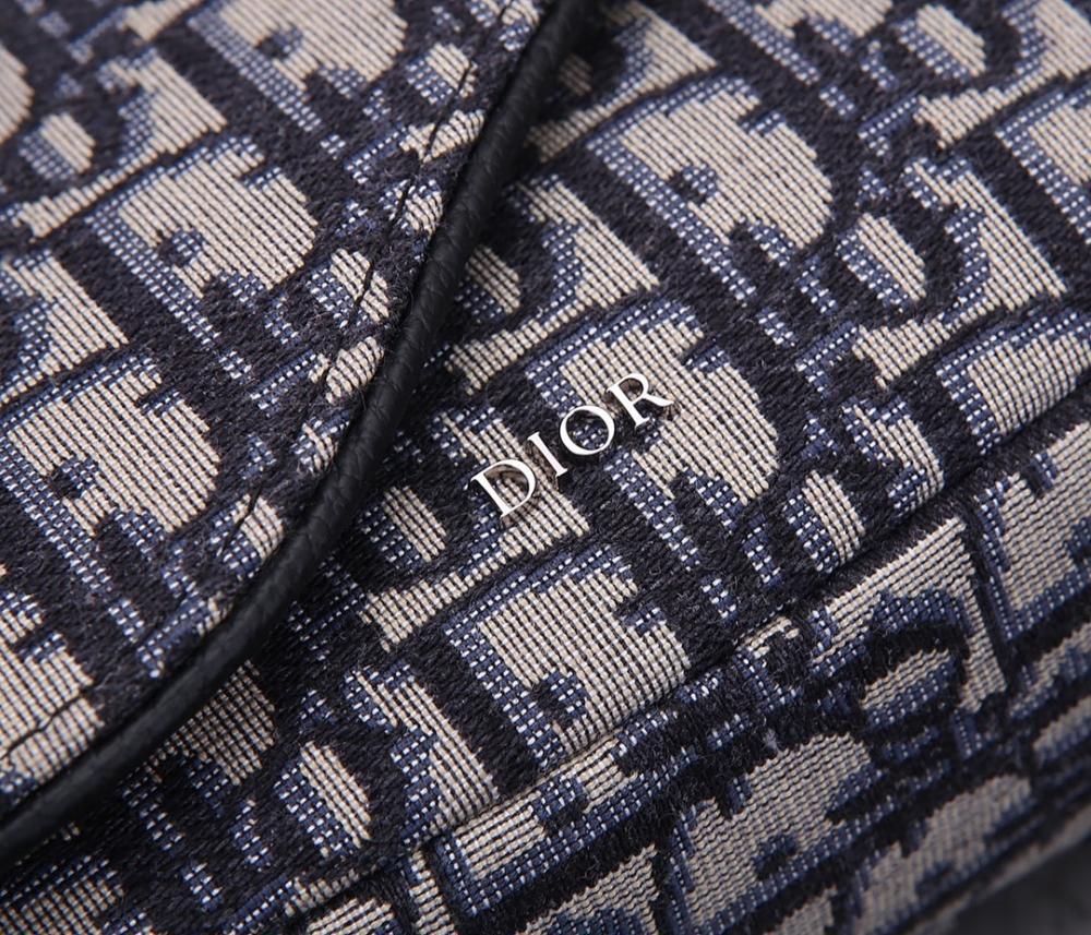 Modern Luxury Black Printed Calfskin Crossbody Bag