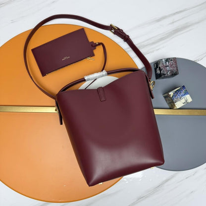 Classic Studded Calfskin Bucket Bag