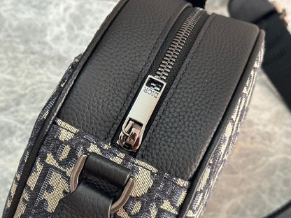 Luxury Black Printed Calfskin Shoulder Bag – Limited Edition