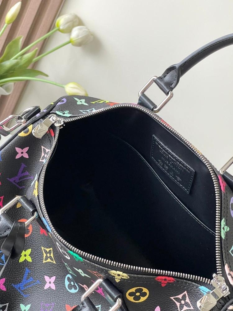 Italian-Inspired Stylish Monogram Leather Shoulder Bag