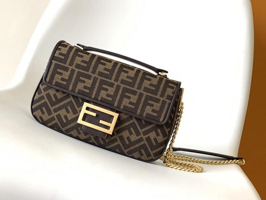 Woven Jacquard Shoulder Bag