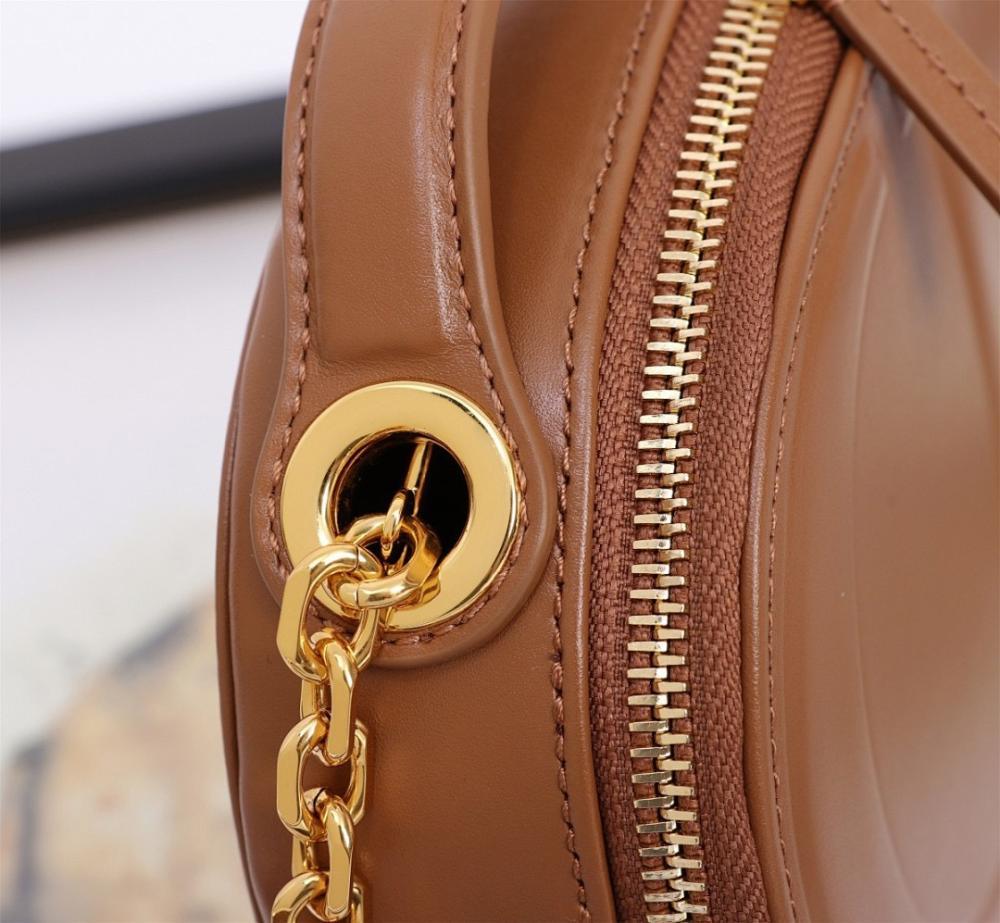 Modern Luxury Black Calfskin Shoulder Bag