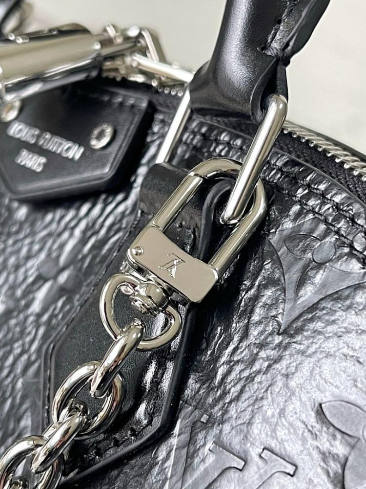 Alma Monogram Leather Crossbody Bag