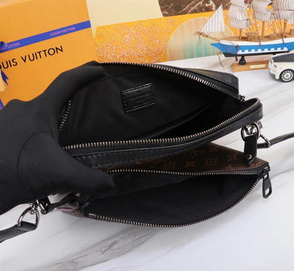 Modern Premium Grey Canvas Shoulder Bag