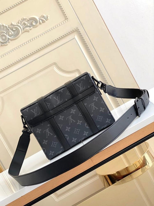 Modern Studded Leather Travel Bag