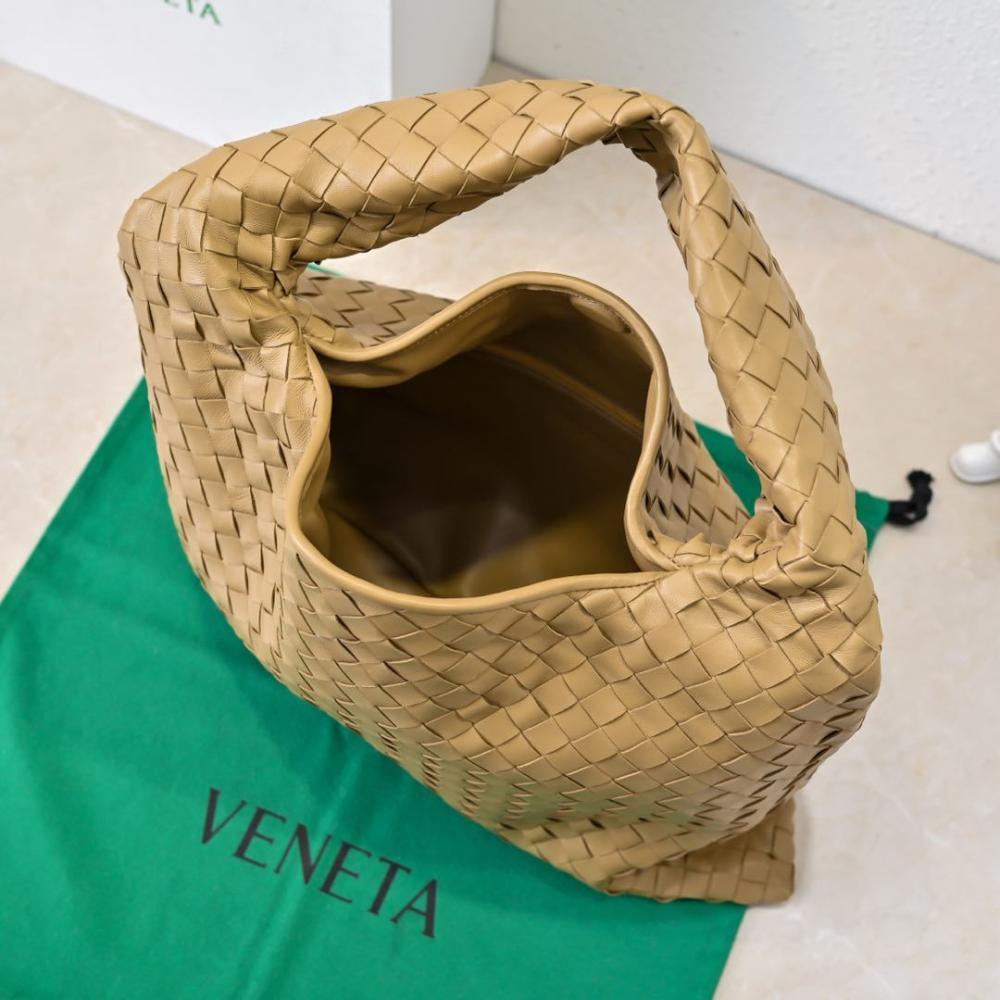 Woven Leather Top Handle Bag