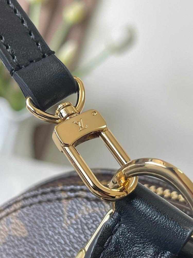 Alma Monogram Leather Shoulder Bag